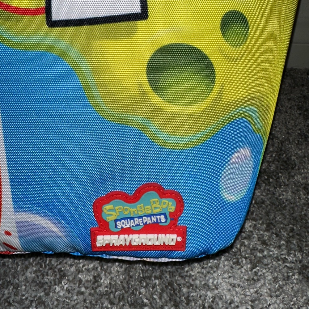 Sprayground Limited Edition SpongeBob Shark Teeth Backpack - Picture 4 of 7